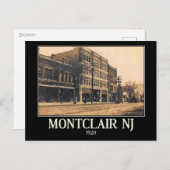 1920年代のニュージャージー州モントクレア ヴィンテージ ポストカード (正面/裏面)