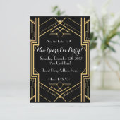 1920年代のニューミュージックイヤーパーティーの招待状 招待状 (スタンド正面)