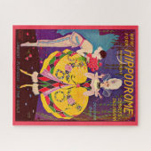 1920年代のニューヨークのヒッポドロームのプログラムカバー ジグソーパズル (横)