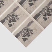 1920年代のビンテージ ビーチ グループ写真 薄葉紙 (詳細)