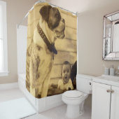 1920年代のピットブルガードベビー シャワーカーテン (インサイチュ)