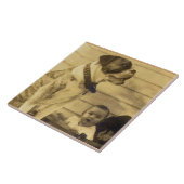 1920年代のピットブルガードベビー タイル (側面)