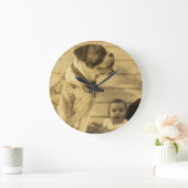 1920年代のピットブルガードベビー ラージ壁時計 (ホーム)