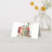 1920年代のファッションはキツネ狩り プレイスカード (正面)