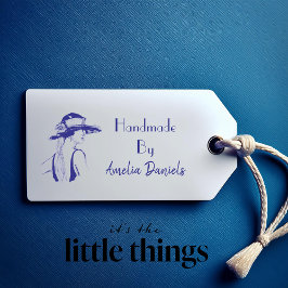 1920年代のフラッパー女の子が手作り セルフインキングスタンプ