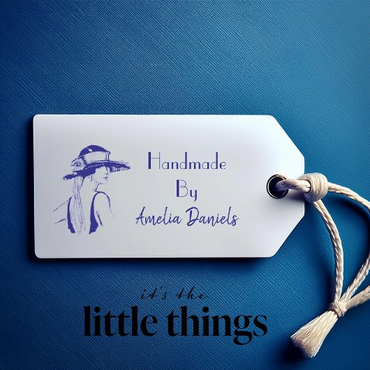 1920年代のフラッパー女の子が手作り セルフインキングスタンプ