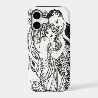 1920年代のフラッパー・ビューティーiPhoneケース