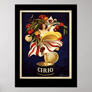 1920年代のフランスポスター「Cirio」 レオネット・カッピエッロ ポスター