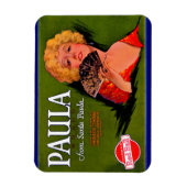 1920年代のフルーツクラートラベルサンタポーラのポーラ マグネット (縦)