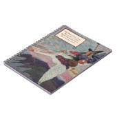 1920年代のマザーグースが巨大なガチョウに乗る ノートブック (左側)