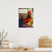 1920年代のマザーグース - ニワトリのイラスト ポスター (キッチン)