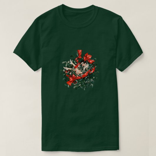 1920年代のミストルテトーの下のフラッパー Tシャツ (デザイン正面)