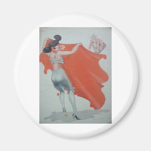1920年代のレディ・ブルファイターが彼らを阻止する マグネット (正面)