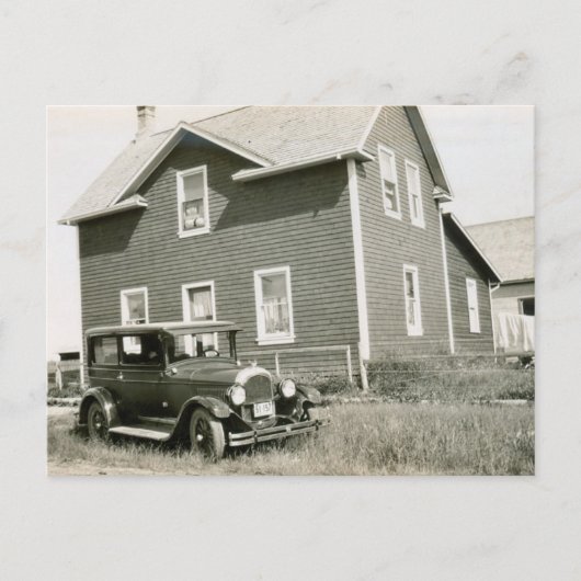 1920年代のヴィンテージカーのポストカード ポストカード (正面)