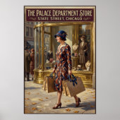 1920年代のヴィンテージファッション広告 ポスター (正面)