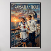 1920年代のヴィンテージファッション広告 ポスター (正面)