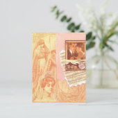 1920年代のヴィンテージワ婚礼 ポストカード (スタンド正面)