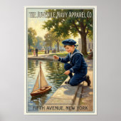 1920年代のヴィンテージ子供服の広告 ポスター (正面)