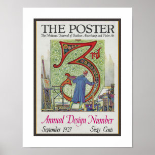1920年代のヴィンテージ映画雑誌表紙 ポスター