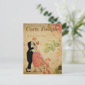 1920年代のヴィンテージ踊りカップル ポストカード (スタンド正面)