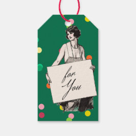 1920年代のヴィンテージ ギフトタグ