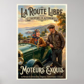 1920年代のヴィンテージ ファッション広告 ポスター (正面)