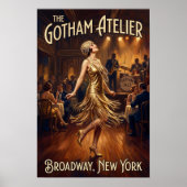 1920年代のヴィンテージ ファッション広告 ポスター (正面)