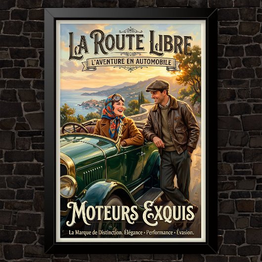 1920年代のヴィンテージ ファッション広告 ポスター