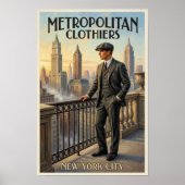 1920年代のヴィンテージ ファッション広告 ポスター (正面)