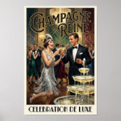 1920年代のヴィンテージ ファッション広告 ポスター (正面)