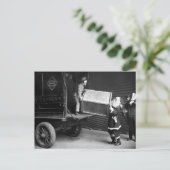 1920年代の不気味なクリスマスダード シーズンポストカード (スタンド正面)