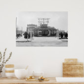 1920年代の充填ステーション ポスター (キッチン)