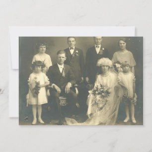 1920年代の創結婚建   物1920年代の写真 招待状