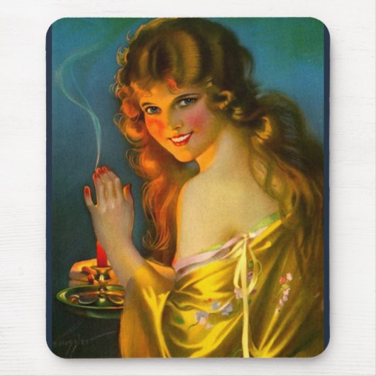 1920年代の女かわいらし性 マウスパッド (正面)