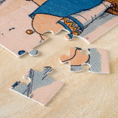 1920年代の女の子と男の遊子の大理石 ジグソーパズル (側面)