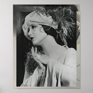 1920年代の女優、ジェッタ・ゴーダルの美しいポスター ポスター