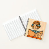 1920年代の小さな女の子とミュージックブック ノートブック (内部)