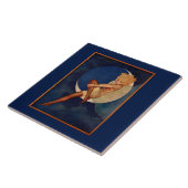 1920年代の月の中の美女 タイル (側面)