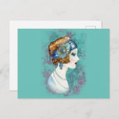 1920年代の淑女 ポストカード (正面/裏面)