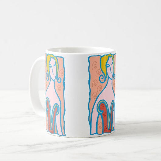 1920年代の牡羊座 コーヒーマグカップ (正面左)