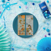 1920年代の秋の少年少女 ペーパープレート (パーティー)