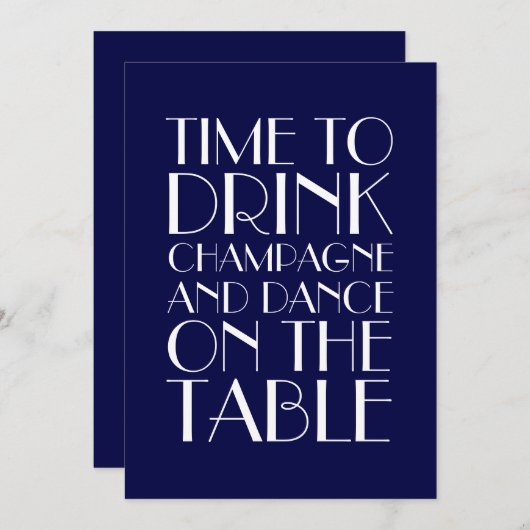 1920年代の結婚式招待状 招待状 (正面/裏面)