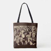 1920年代の群集シーン トートバッグ (裏面)