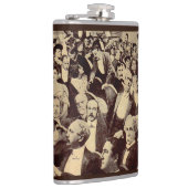 1920年代の群集シーン フラスク (右)