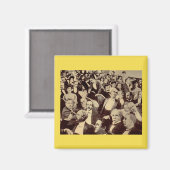 1920年代の群集シーン マグネット (正面/裏面)