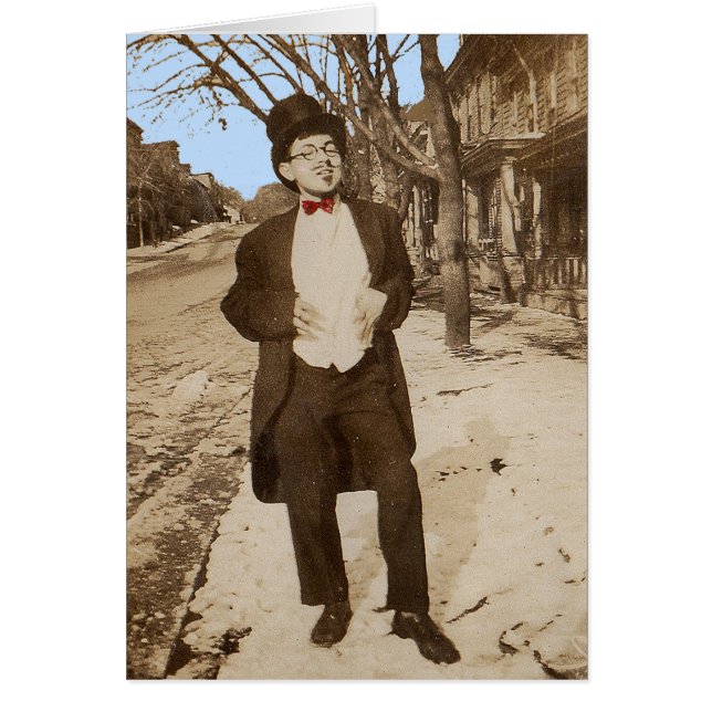 1920年代の言語写真の上品な若者 (正面)