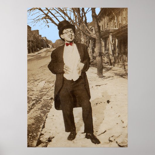 1920年代の言語写真の上品な若者 ポスター (正面)