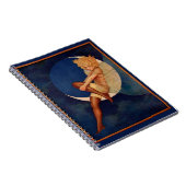 1920年代の靴屋で月に美しい女性 ノートブック (右側)