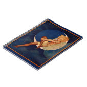 1920年代の靴屋で月に美しい女性 ノートブック (左側)