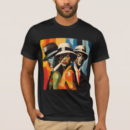 1920年代の黒人文化が復活:アポップ・アートのート Tシャツ